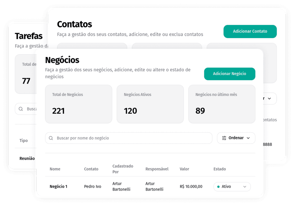 Preenchimento automático do CRM